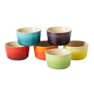 Le Creuset Set of 6 Rainbow Ramkins